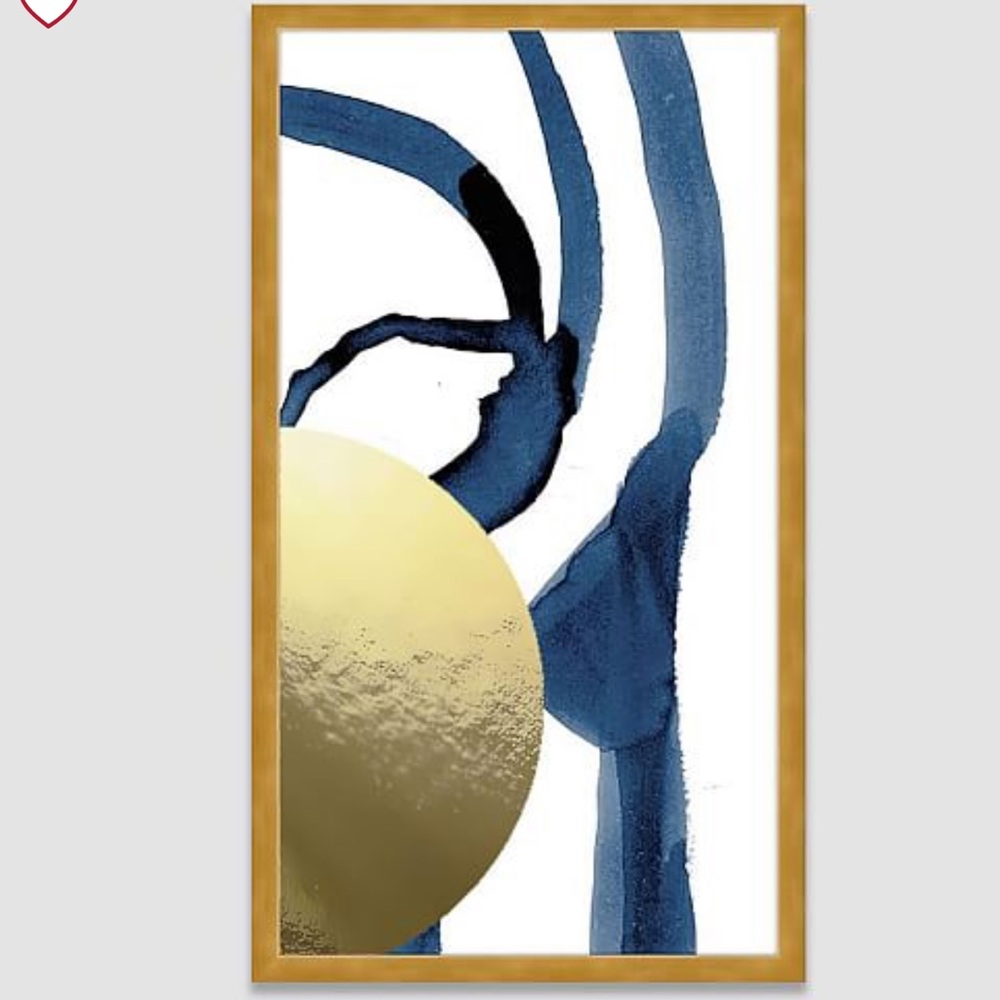 NIB West Elm Half Moon Print
